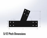 Supports industriels Web Truss, pour poutres de 4" - VEUILLEZ NOUS CONTACTER D'ABORD À PROPOS DE L'APPLICATION 