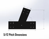 Web Truss Industrial Brackets, For 8 Inch Lumber