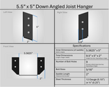 Soporte para colgar vigas de 2"x6"