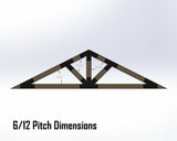 Web Truss Industrial Brackets, For 8 Inch Lumber - Madison Iron and Wood