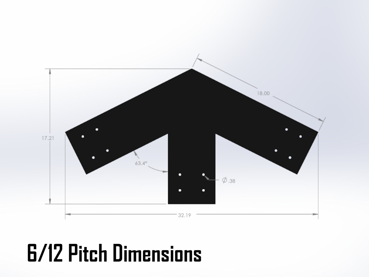 Web Truss Industrial Brackets, For 8 Inch Lumber - Madison Iron and Wood