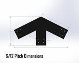 Web Truss Industrial Brackets, For 8 Inch Lumber