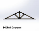 Web Truss Industrial Brackets, For 6 Inch Lumber