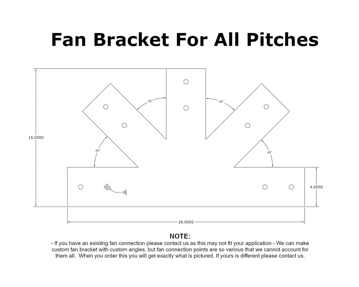 Web Truss Industrial Brackets, For 6" Beams - Please Contact Us About Application Before Purchase