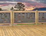 60"x30" - Bear Landscape Fence/Gate Panel Insert - Madison Iron and Wood