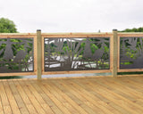 60"x30" - Crane Pond Fence/Gate Panel Insert - Madison Iron and Wood