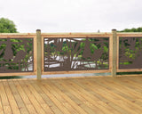 60"x30" - Crane Pond Fence/Gate Panel Insert - Madison Iron and Wood