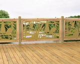 60"x30" - Crane Pond Fence/Gate Panel Insert - Madison Iron and Wood