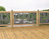 60"x30" - Crane Pond Fence/Gate Panel Insert - Madison Iron and Wood