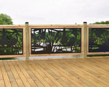 60"x30" - Crane Pond Fence/Gate Panel Insert - Madison Iron and Wood