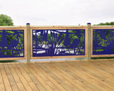 60"x30" - Crane Pond Fence/Gate Panel Insert - Madison Iron and Wood