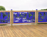 60"x30" - Crane Pond Fence/Gate Panel Insert - Madison Iron and Wood