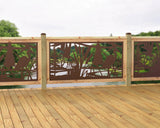 60"x30" - Crane Pond Fence/Gate Panel Insert - Madison Iron and Wood