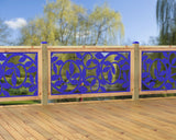 60"x30" - Vine Pattern Fence/Gate Panel Insert - Madison Iron and Wood