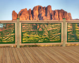 60"x30" - Arches National Park Fence/Gate Panel Insert - Madison Iron and Wood