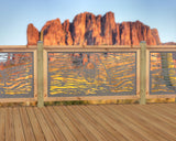 60"x30" - Arches National Park Fence/Gate Panel Insert - Madison Iron and Wood