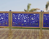 Botanica Wave Railing Panel Insert - Madison Iron and Wood