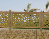 Botanica Wave Railing Panel Insert - Madison Iron and Wood