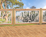 60"x30" - Cattails Fence/Gate Panel Insert - Madison Iron and Wood