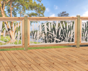 60"x30" - Cattails Fence/Gate Panel Insert