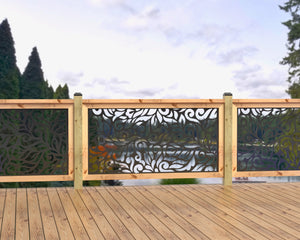 60"x30" - Flowing Leaves Fence/Gate Panel Insert