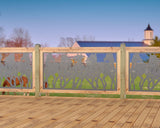 Horses Trotting Railing Panel Insert - Madison Iron and Wood