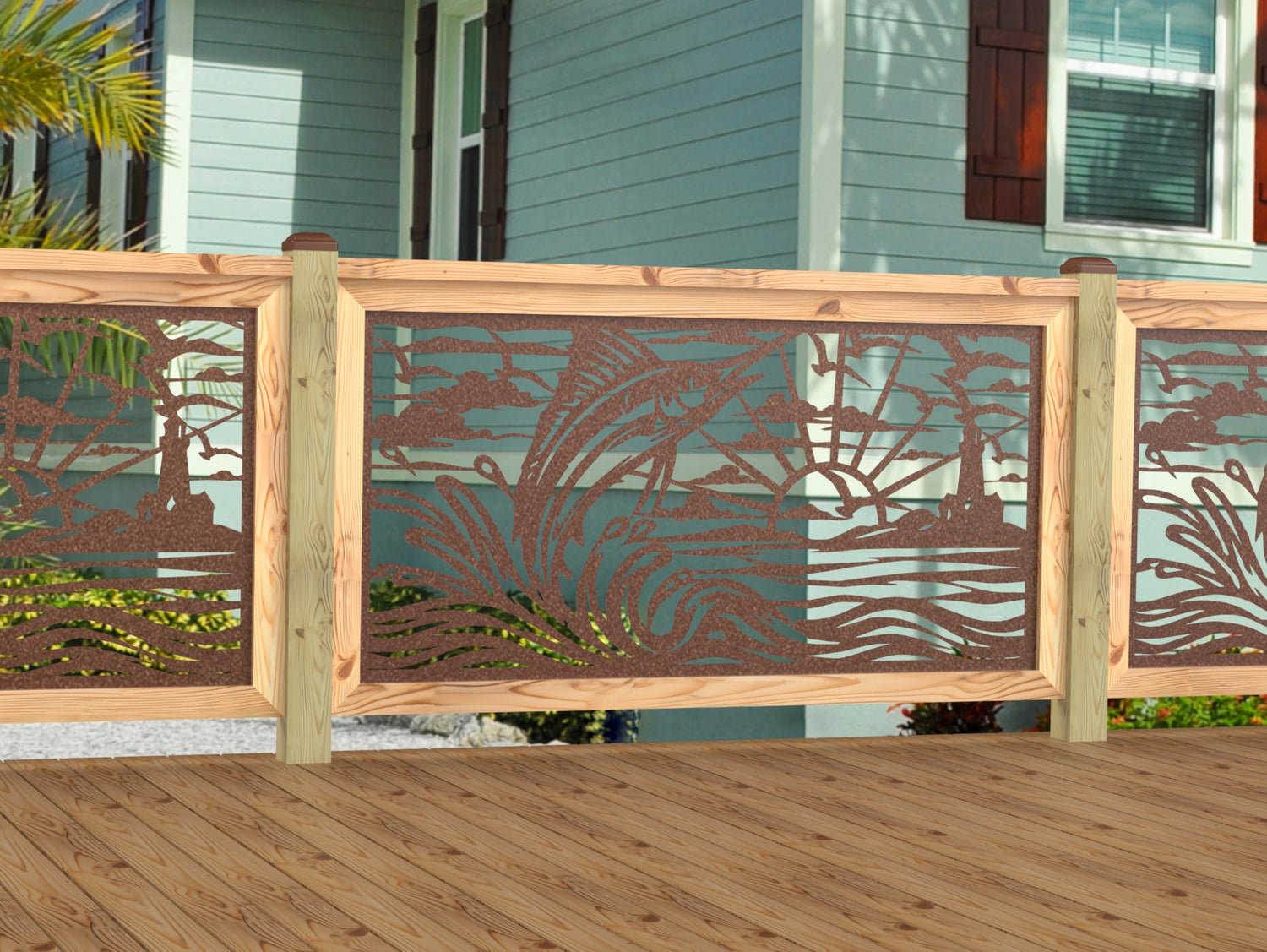 Marlin Jumping Railing Panel Insert