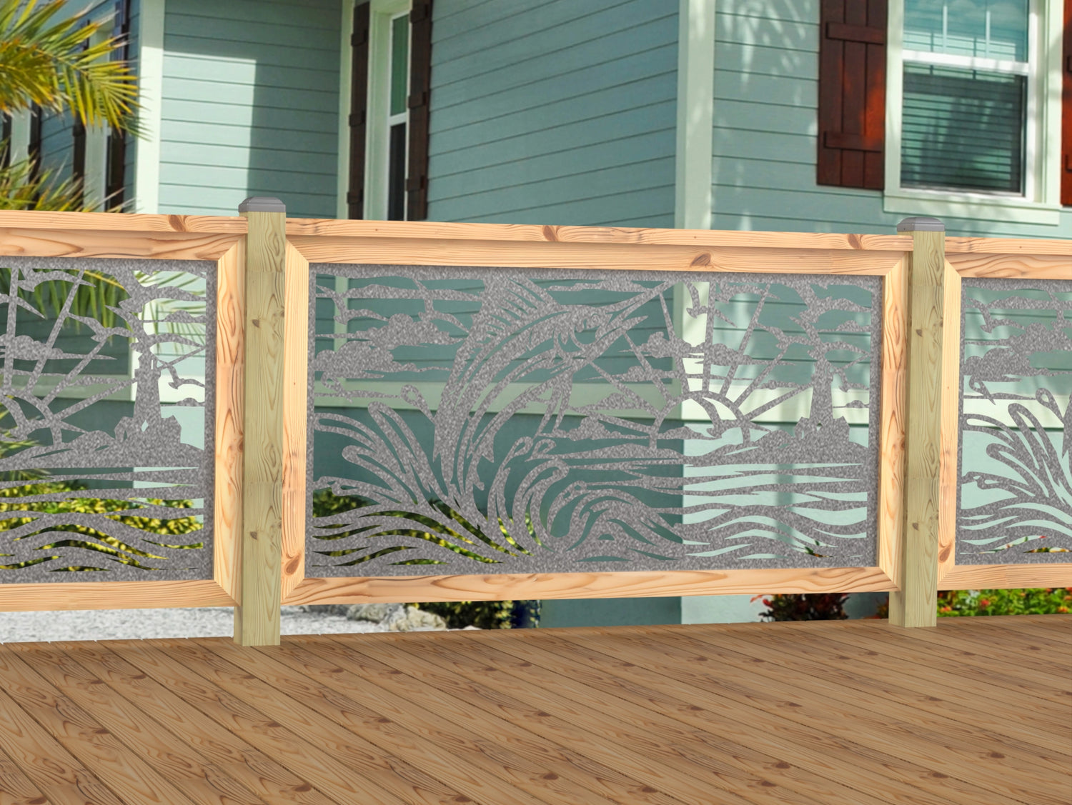 Marlin Jumping Railing Panel Insert