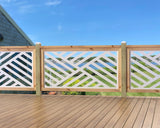 60"x30" - Modern Design Fence/Gate Panel Insert - Madison Iron and Wood