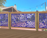 Rose Bush Railing Panel Insert - Madison Iron and Wood