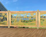 Sailboat at Sunset Railing Panel Insert