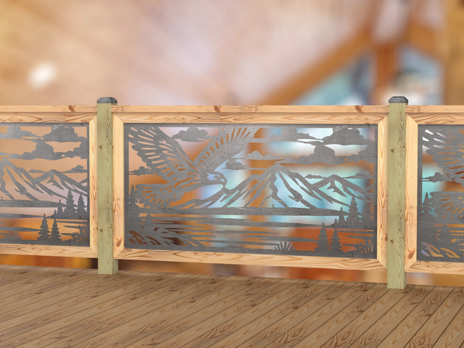 Soaring Eagle Railing Panel Insert