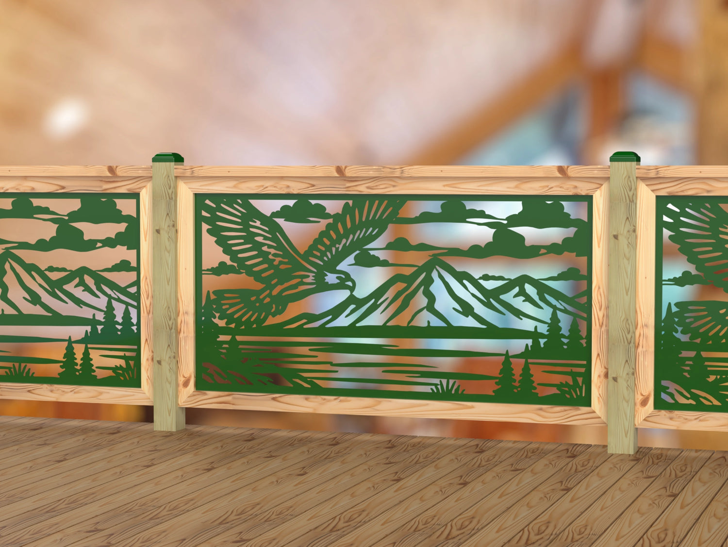 Soaring Eagle Railing Panel Insert