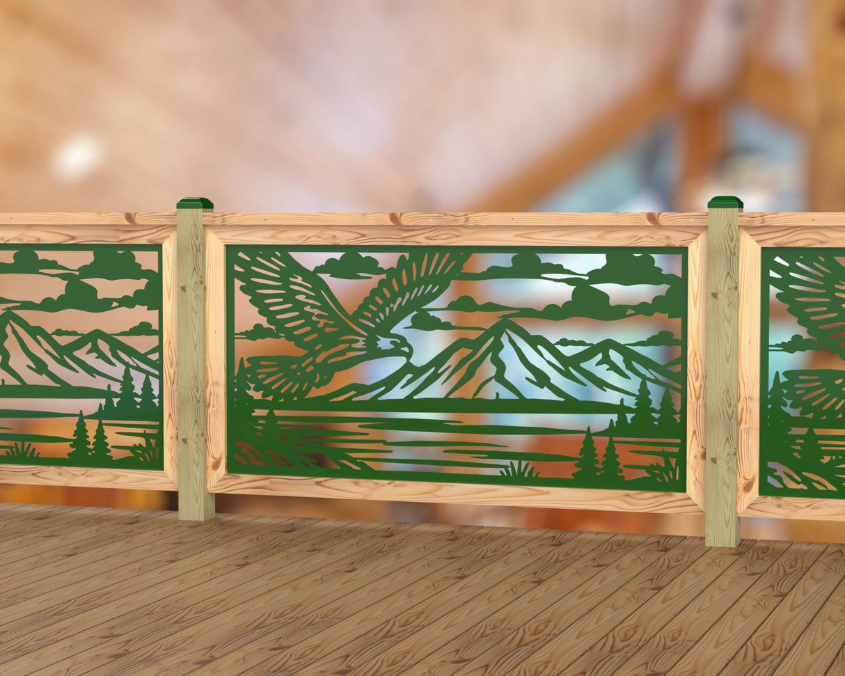 Soaring Eagle Railing Panel Insert