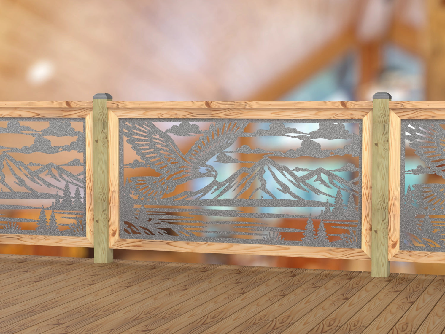 Soaring Eagle Railing Panel Insert