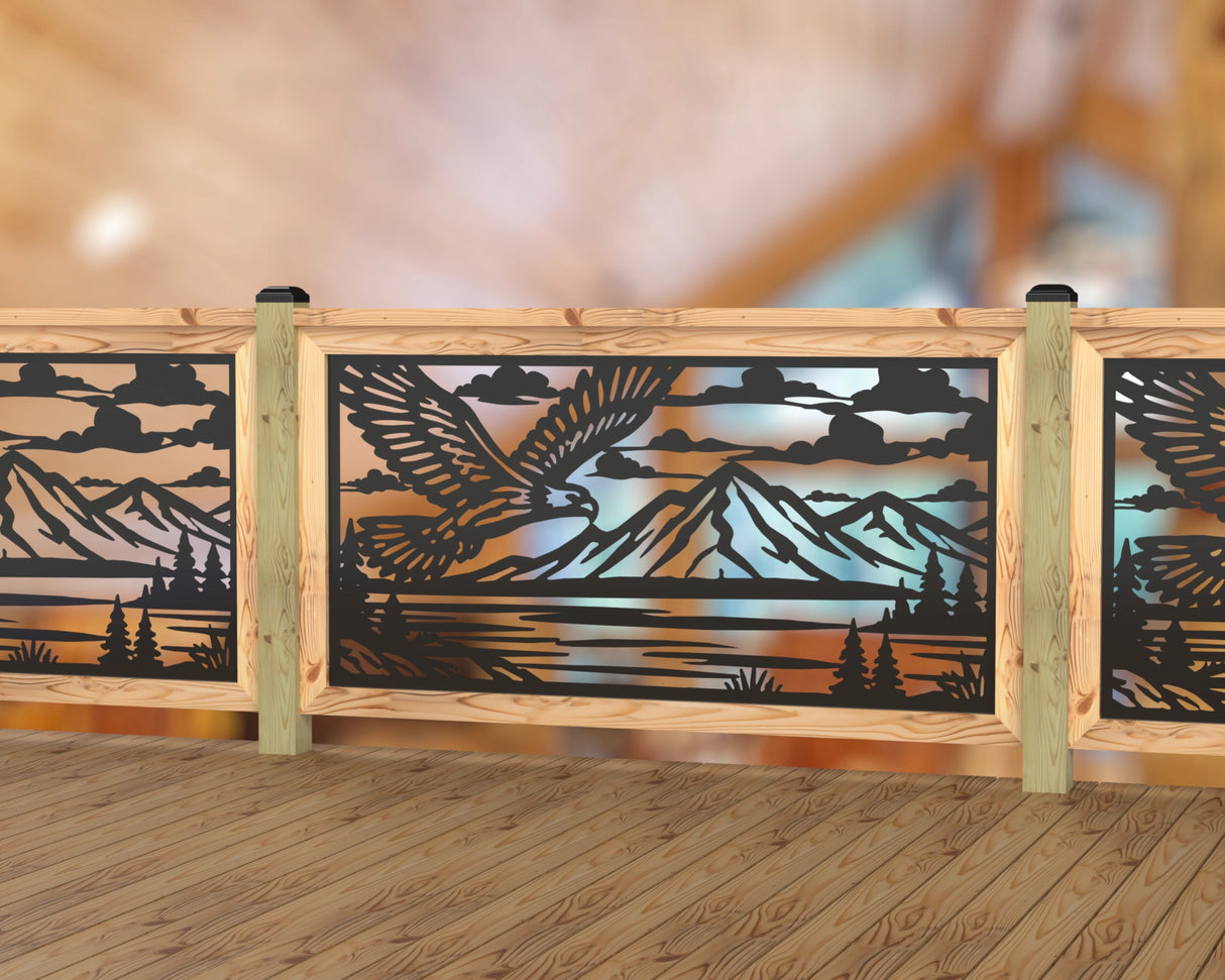 Soaring Eagle Railing Panel Insert