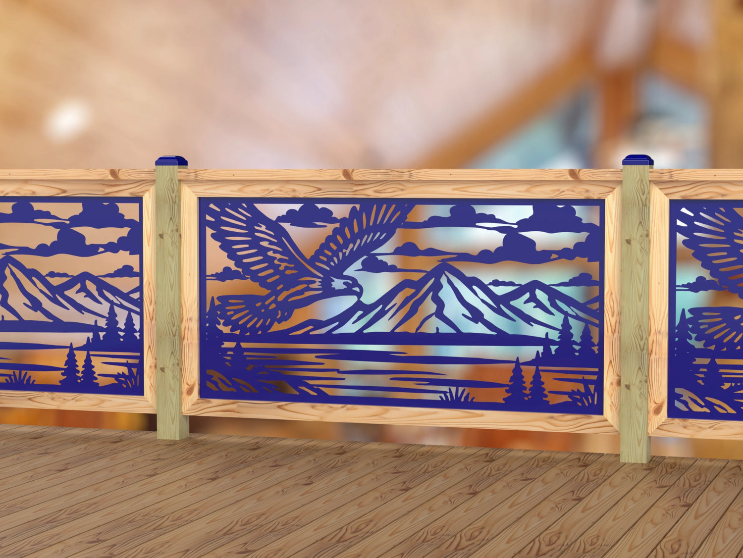 Soaring Eagle Railing Panel Insert