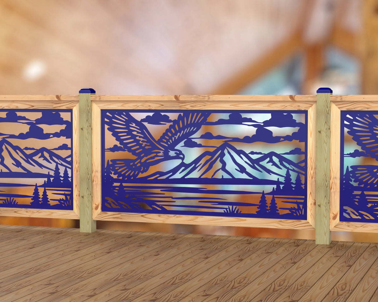 Soaring Eagle Railing Panel Insert