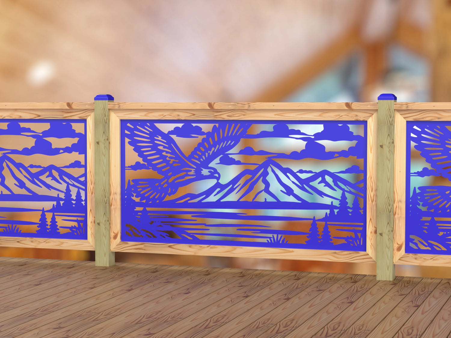 Soaring Eagle Railing Panel Insert