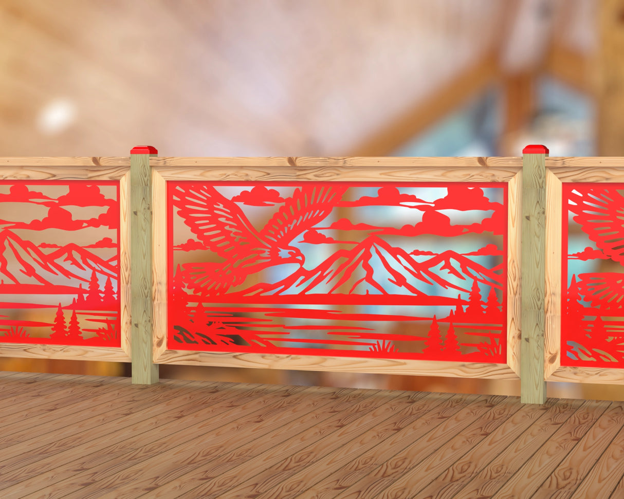 Soaring Eagle Railing Panel Insert