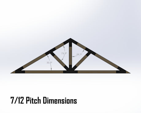 Web Truss Industrial Brackets, For 4 Inch Lumber