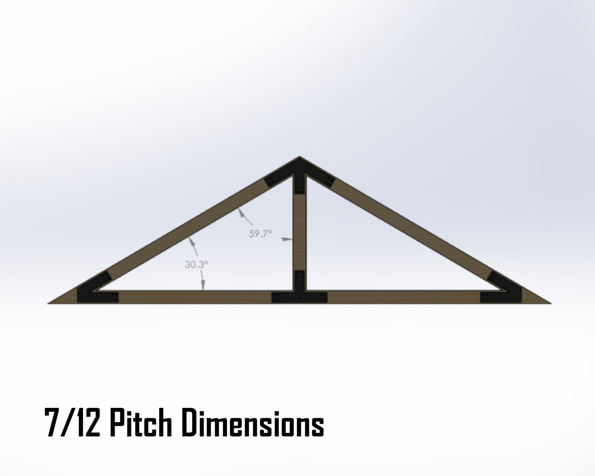 King Truss Industrial Brackets, For 6 Inch Lumber