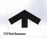 Web Truss Industrial Brackets, For 8 Inch Lumber