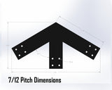 Supports industriels Web Truss, pour poutres de 4" - VEUILLEZ NOUS CONTACTER D'ABORD À PROPOS DE L'APPLICATION 