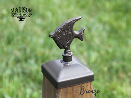 4x4 Fish Post Cap (3.5 x 3.5 Post Size) - Madison Iron and Wood