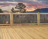 80"x30" - Bear Landscape Fence/Gate Panel Insert - Madison Iron and Wood