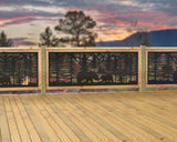 80"x30" - Bear Landscape Fence/Gate Panel Insert - Madison Iron and Wood