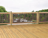 80"x30" - Crane Pond Fence/Gate Panel Insert - Madison Iron and Wood