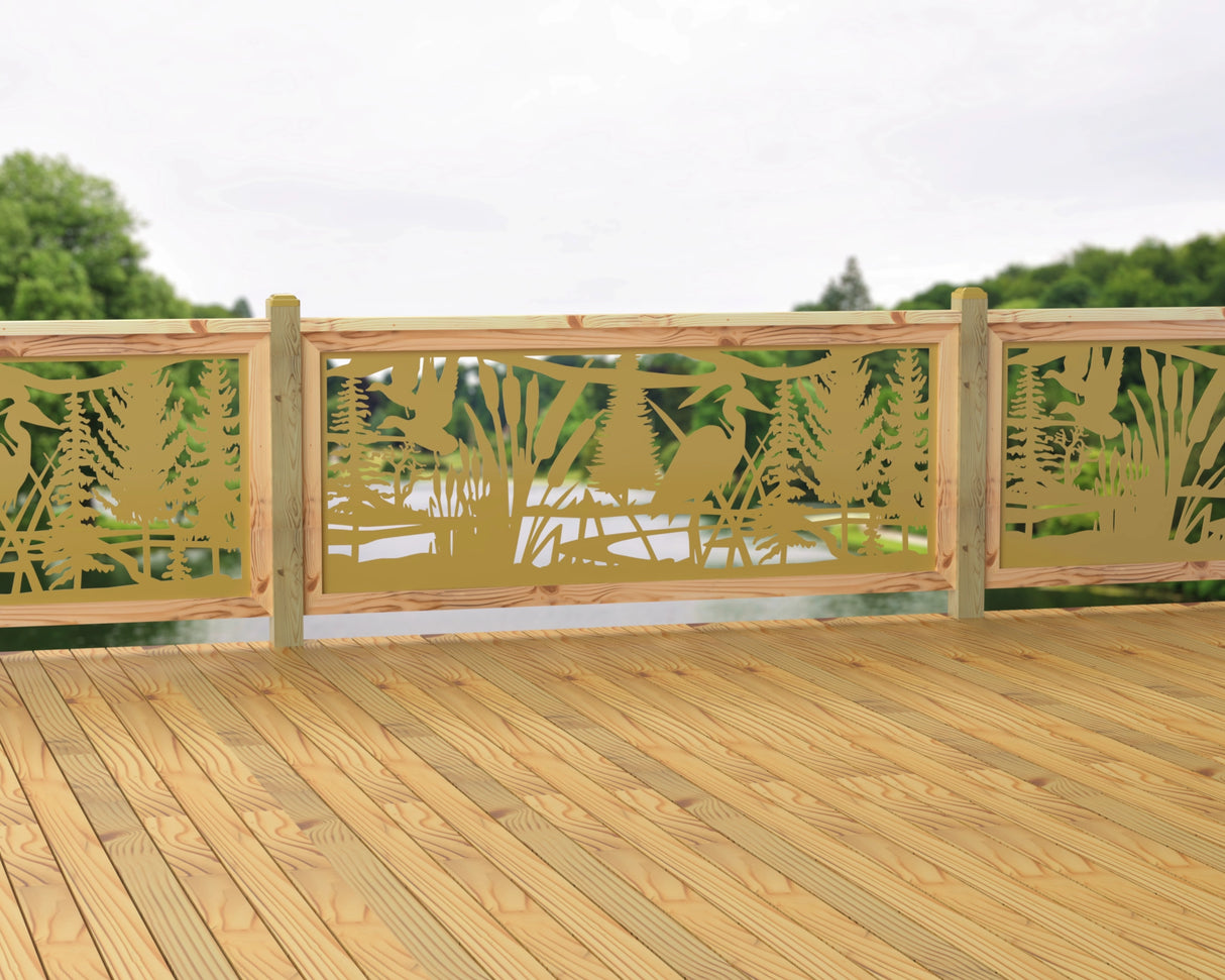 80"x30" - Crane Pond Fence/Gate Panel Insert