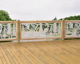 80"x30" - Crane Pond Fence/Gate Panel Insert - Madison Iron and Wood